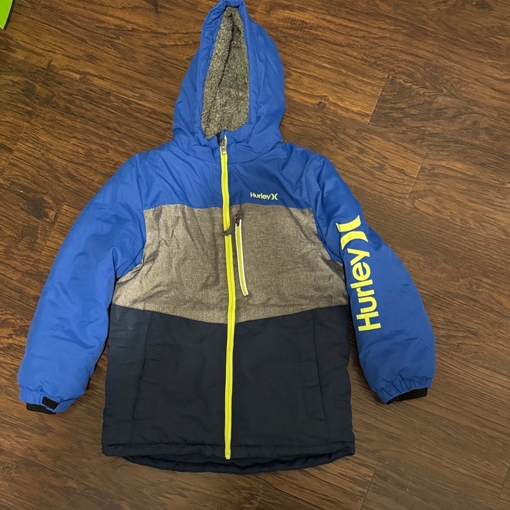 Hurley Water Resistant Snowboard Hooded Jacket